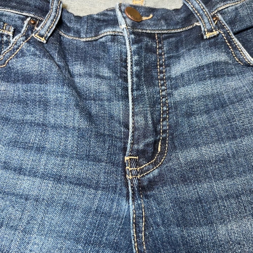 BKE Womens Size 30x32 Payton Mid-Rise Straight Universal Fit Blue Denim Stretch - Picture 15 of 16
